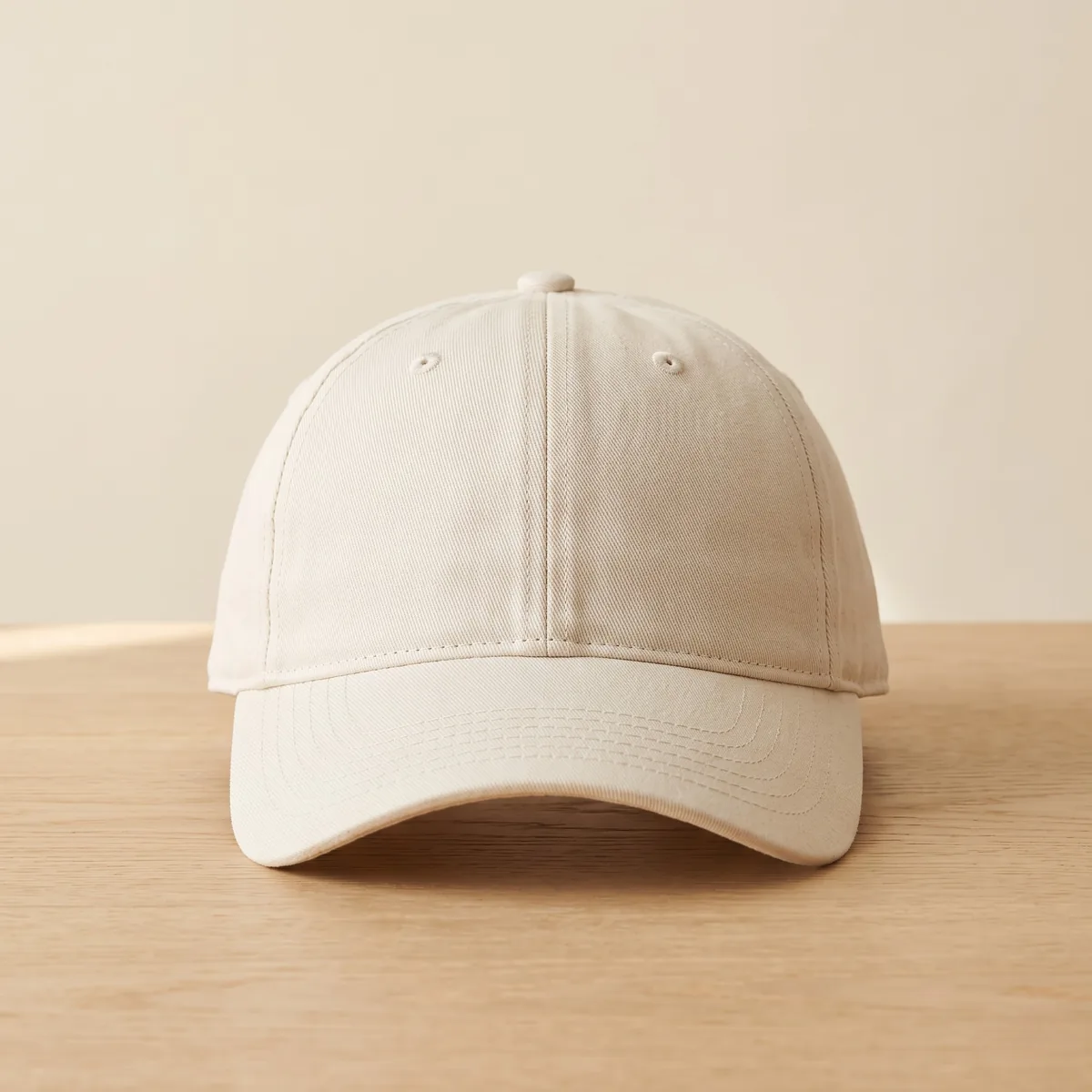 Blank cream cap with your design