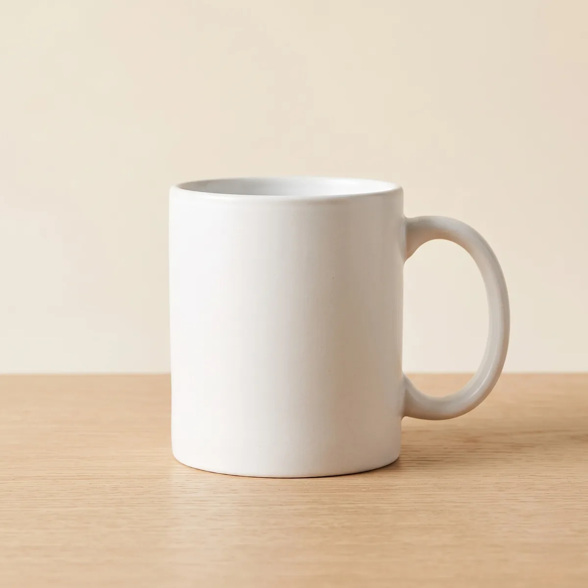 Blank white mug with your design